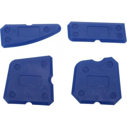 4PCS Caulk Tools Kit Silicone Glass Cement Caulking Scraper for Sealant Grout Finishing Sealing