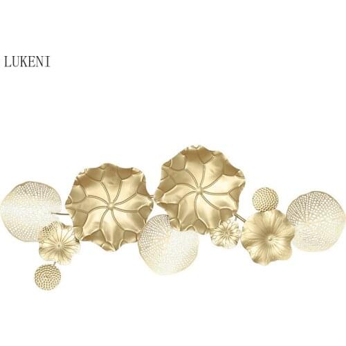 New Chinese Wrought Iron Light Luxury Wall Decoration Living Room Porch Background Wall Pendant Simple Home Bedroom Decorations