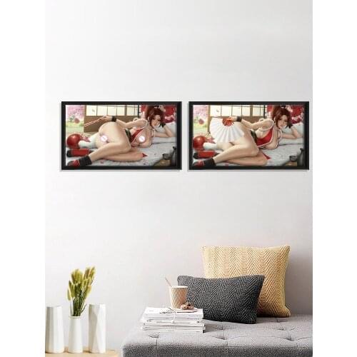 Dead Or Alive Mai Shiranui Sexy Nude Girl Game Anime Picture Cartoon Kawaii Poster Decoration Prints Home For Living Room