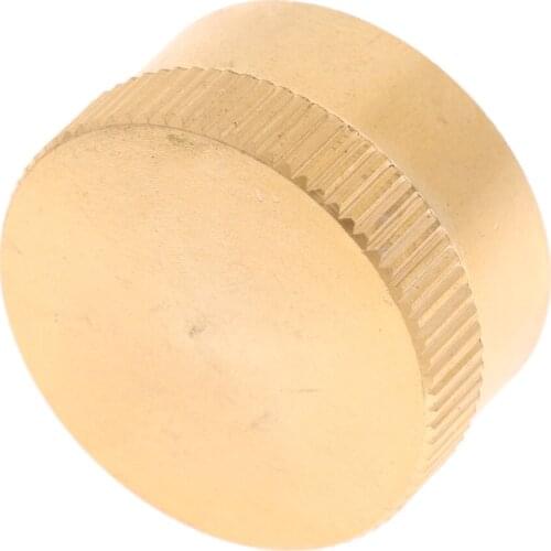 28mm Solid Brass Cap for 1LB Propane Bottle Gas Tanks Cylinder Sealing