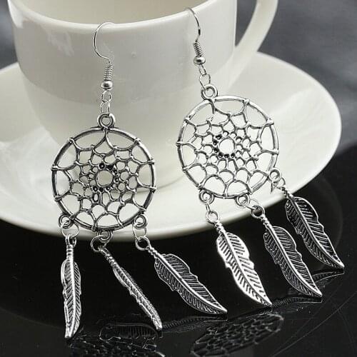 Earrings 2021 Trend Feather Earrings for Women Korean Fashion Long Earrings Kolczyki Boucle Oreille Femme Damskie