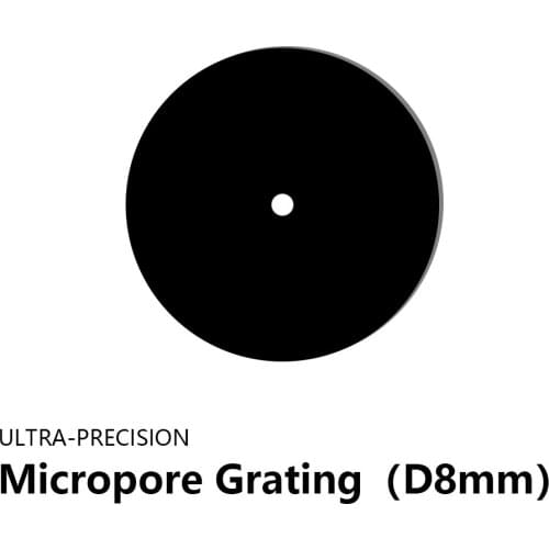 Ultra precision optical micropore Blackening of stainless steel D8mm aperture 1mm thickness 0.1mm