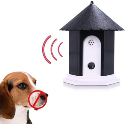 Anti Barking Device Pet Dog Ultrasonic Repeller Dog Outdoor Bark Control Trainer Barking Stop Training Device Supplies
