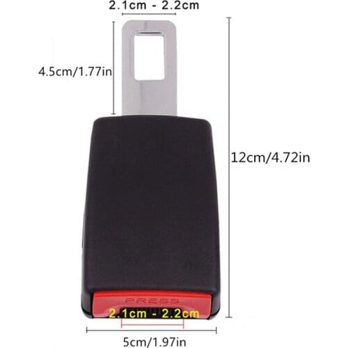 1Pc Car Safety Belt Extender Seat Belt Cover Seat Belt Padding Extension Buckle Plug Buckle Seatbelt Clip Car Accessories