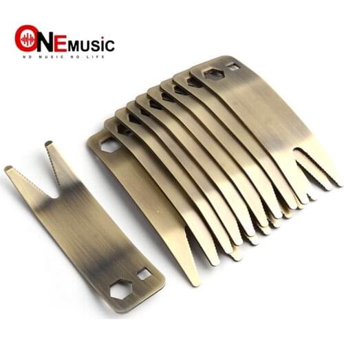 10pcs/lots Guitar Bass Metal Multi-tool Spanner Wrench Knob Jack Tuner Bushing for Tightening Pots Switches Guitar Accessories