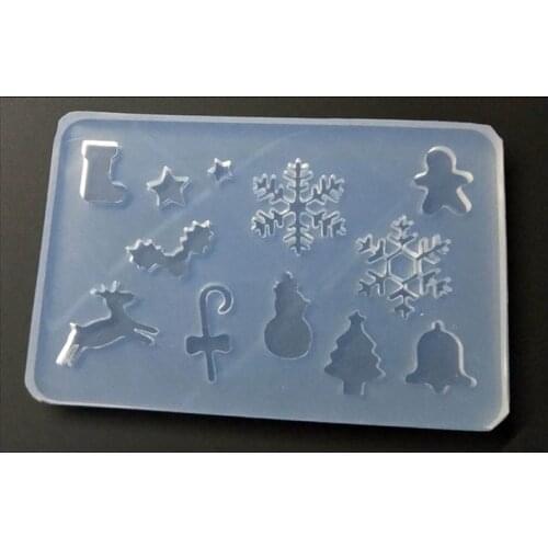 3D Carving Silicone Mold Nail Stamping Camellia/Shell/Bow Tie/Star Pattern UV Gel Acrylic Crystal Nails Template S 56 Style