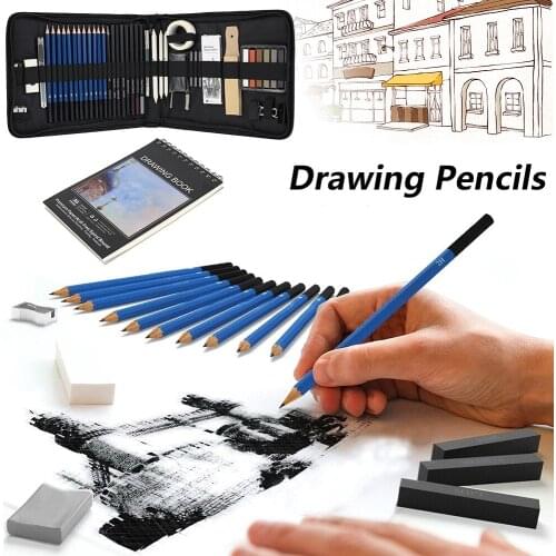 50pcs Oily Color Pencil Artistic Color Lead Brush Sketch Wood Pencils Set Hand-Painted School Supplies