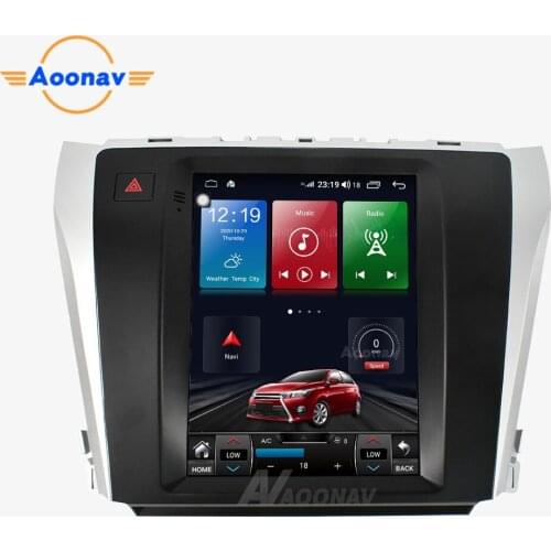 2 din Android car radio for Toyota camry 2012-2016 car stereo auto radio Tesla screen multimedia player