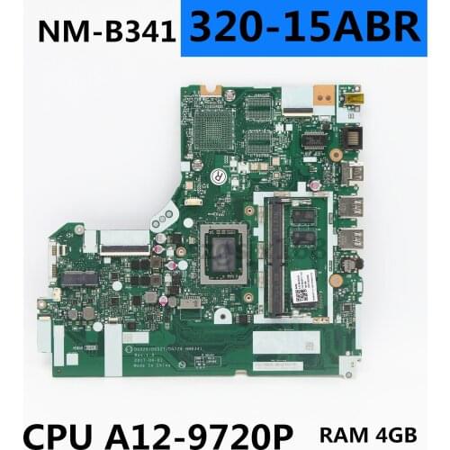 Free shipping new nmb 341 NM-B341 for lenovo ideapad 320-15abr 5b20p11116 motherboard (with A12-9720P cpu + 4g ram) test ok
