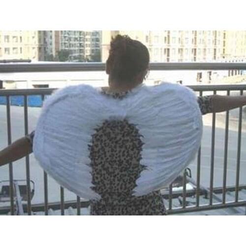 Kids Teens Feather Angel Wings Cosplay Party Costume Dance Stage Wings Festival Carnival Masquerade Clothing Accessories 07