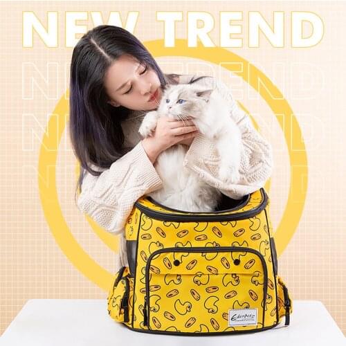 Edenpetz Cat Backpack Fashion Large Size Multi-Function Carry Dog Bag Outdoor Pet Carrier