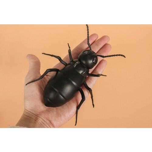 Joke toy Remote control animal LED light RC insects Ant Cockroach Spider electronic pet robot model Prank toy Trick toy gift