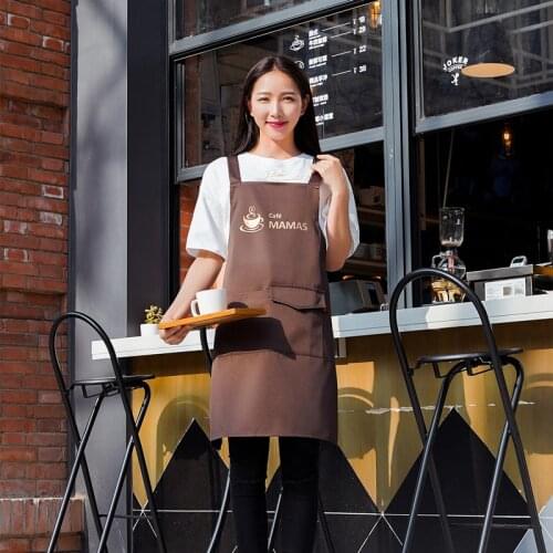 Korean Fashion Restaurant Coffee Milk Tea Shop Fruit Maternal And Child Nail Shop Men Women Work Aprons