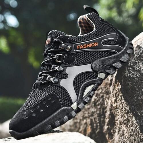 Size 38 -46 High Quality Men Trekking Aqua Sneaker Women Outdoor Camping Hiking Mesh Wading Shoes Breathable Non-Slip Sneakers