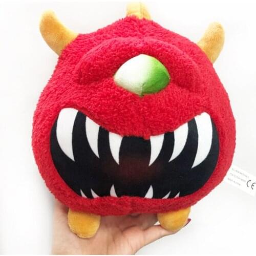 Video Game DOOM CACODEMON Moede Push Doll Pillow 25CM 9.6'' Tall