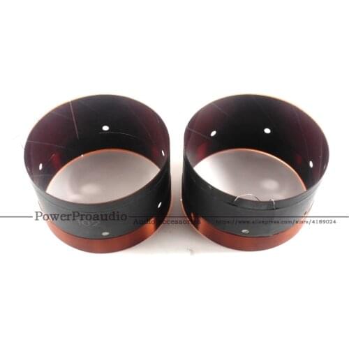 2PCS 102MM Bass Voice Coil Woofer With Sound Air Outlet Hole For 12 inch -18 inch Subwoofer Speaker 8OHM 2 Layers