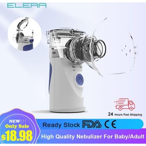 Portable Ultrasonic Silent Baby Inhale Nebulizer For Child Adult Inalador Nebulizador Mesh Atomizer Health Care Steaming Inhaler