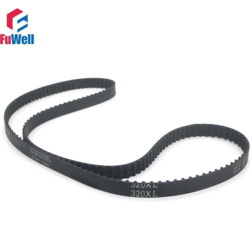 2pcs XL Timing Belt Closed Loop Rubber Belt 310 /312/316/320/322/326/330/334/336/338/340/348XL 10mm Width Timing Gear Belt