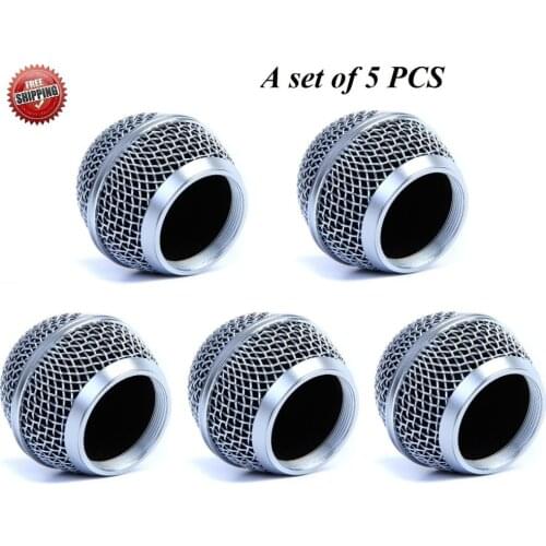 5 PCS Ball Head Mesh Microphone Grille RK13G Fits microphone microfoon