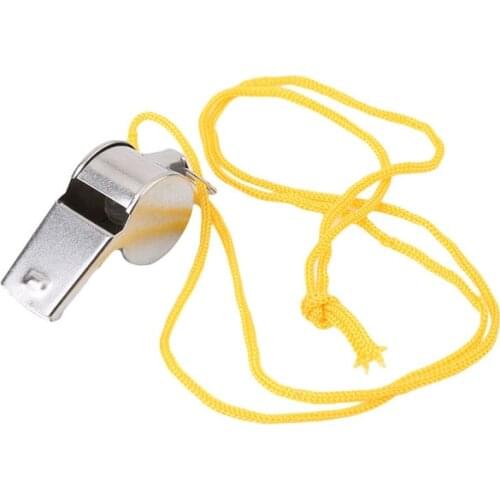 Sports Referee Football Basketball Hockey Baseball Whistle Stainless Steel Emergency Survival Practical Outdoor Whistle