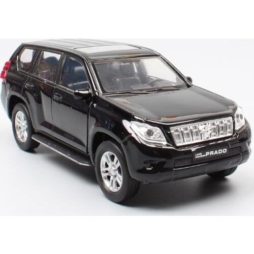 1:36 Small Welly Toyota Land Cruiser Prado SUV J150 wagon cars Diecasts & Toys Vehicles model pull back hobby scale for children