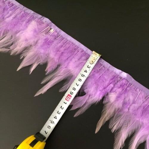 10Yard Light Purple Feathers Lace Satin Ribbon for Wedding Party Decoration Invitation Card Gift Wrapping Scrapbooking Sew Craft