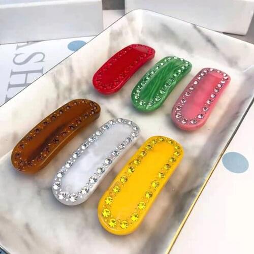2019 Fashion Jewelry For Women Girls Letter Hairwear AMOUR Barrettes Beautiful Girls Hairwear Jewelry 5A CZ Stone Hair Jewelry