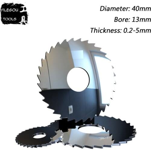 40 x 13mm x 30 Teeth Alloy Tungsten Steel Milling Cutter. 40mm Carbide Circular Saw Blades Cutting Aluminum, Copper Metal, PDF