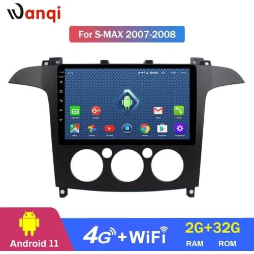 4G Lte All Netcom 9 Inch Android 8.0 Car Dvd Gps Player For Ford S-Max 2007 2008 built-in Radio Video Navigation Bt Wifi swc
