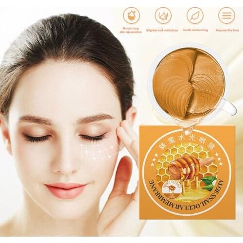 60 Pcs/Box Moisturizing Eye Mask Patch 60pcsCrystal Collagen Anti-Wrinkle Anti Aging Remove Dark Circles Eye Care TSLM1
