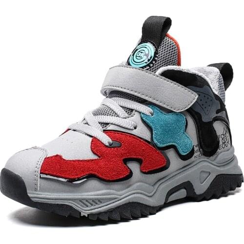 Kids Winter Boots Warm Hiking Shoes for Boys Girls Children Trekking Climbing Outdoor Sports Sneakers Anti-slip CN Size 32-40