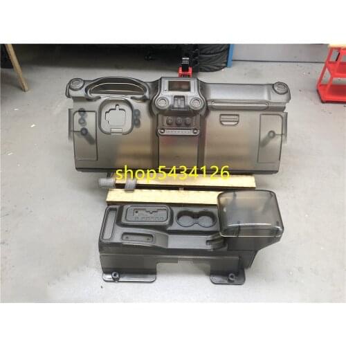 Toy Car JKMAX Drive Cab Interior Central Control Dashboard For Car Capo JK Wrangler 4X4 Off Road Truck Crawler Parts