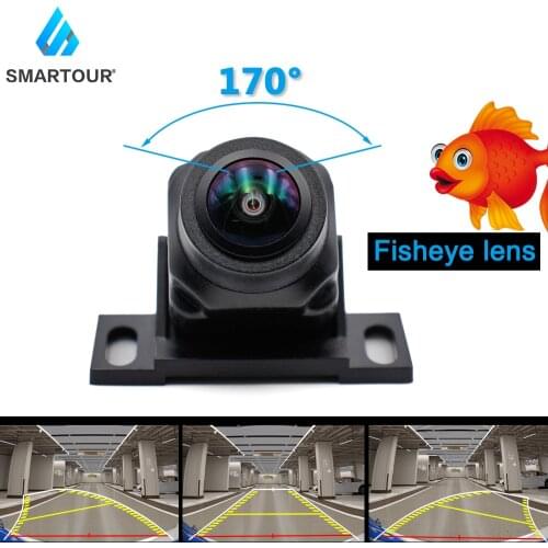 Dynamic Trajectory Tracks Night Vision Ccd Fisheye Hd Color Waterproof Car Rear View Parking Camera IP67 Reverse Backup Camera