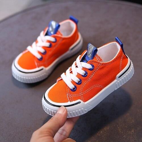 New Childrens Toddler Shoes Fashion Sneakers Boy Canvas Casual Shoes Spring Retro girl board Shoes small Boys Girls Flats Kids