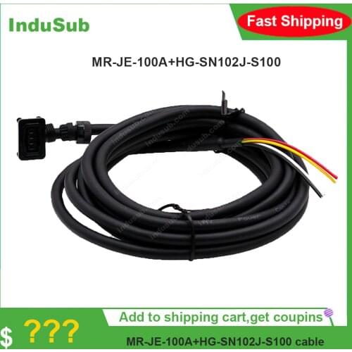 MR-JE-100A+HG-SN102J-S100 Power cable Encoder cable servo
