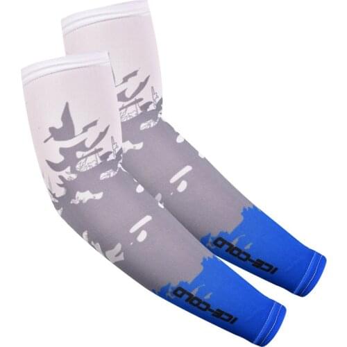 Plus Size Sports Arm Sleeves Basketball Cycling Arm Warmers Summer Running Fishing UV Protection Sunscreen Arm Cover Cuff