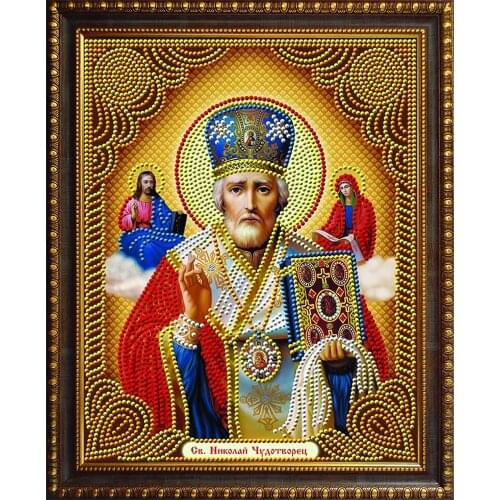 2021 New 5D Crystal Round Diamond Painting DIY Cross Stitch Embroidery Home Decor Diamond Mosaic Religious for People Gift
