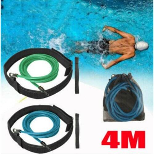 Adjustable Swim Training Resistance Elastic Belt Set Swim Training Band for pool Resistance Belt
