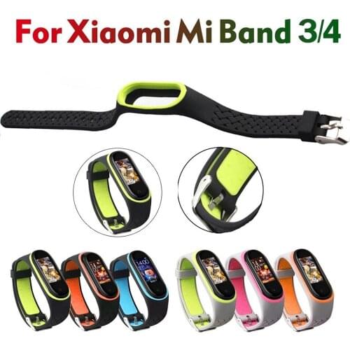 For Xiaomi Mi Band 4 Sport Strap Watch Silicone Wrist Strap For Mi Band 3/4 Bracelet Smart Miband 4 NFC Strap Correa Accessories
