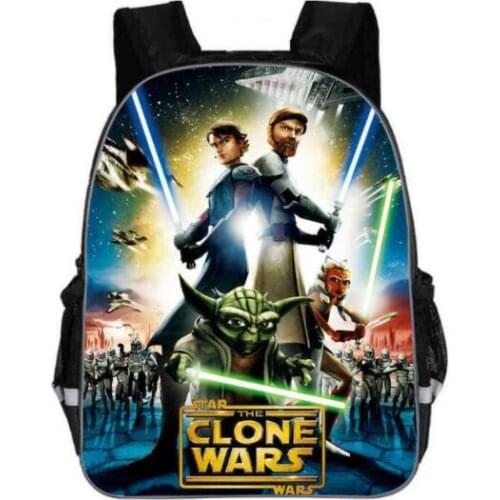 Star wars Backpack Animal Anime Darth Vader Yoda Jedi Casual School Bags Toddlers Boys Girls Teenager Mochila Gift Bolsa