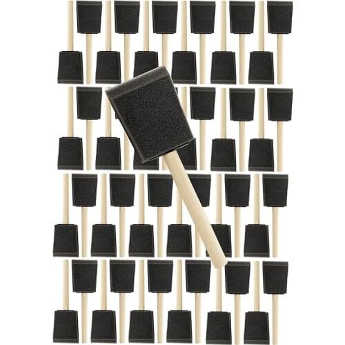 Foam Brush-2 Inches-48 Pcs Polyfoam Brush Set-Lightweight Durable Very Suitable for Acrylic