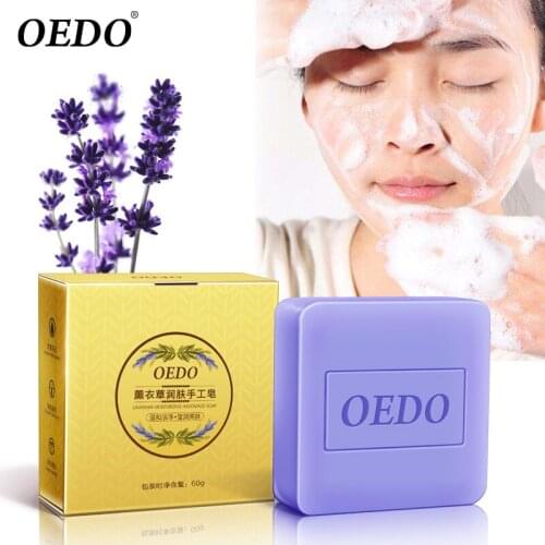 Lavender Extract Moisturizing Handmade Soap Deep Cleaning Brighten Skin tone Face Care Improve the Pores Beauty Health Soap