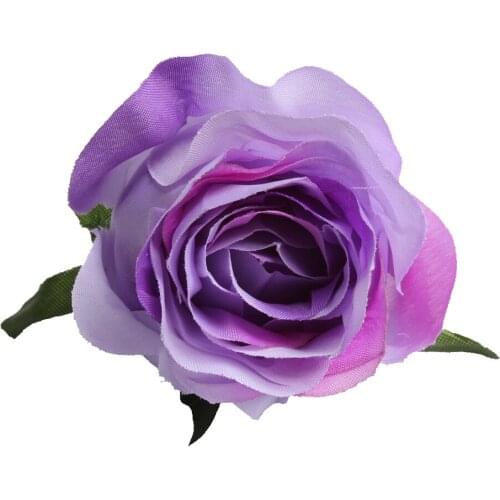 10pcs Rose Real Touch Silk Flower Heads DIY Bouquet Home Decoration