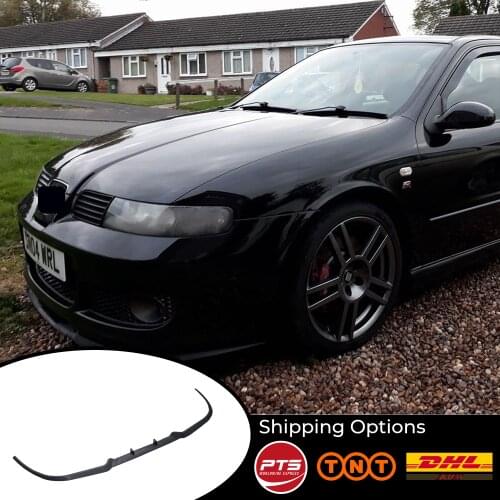 SEAT LEON MK1 FR 1 M1 CUPRA R FRONT SPOILER BUMPER LIP Euro Spoiler Lip Universal 3 pcs Body Kit