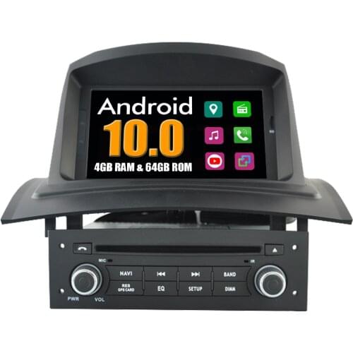 For Renault Megane 2 II Fluence Octa Core Android 10 Autoradio Car DVD Player Radio Stereo GPS Navigation Multimedia System