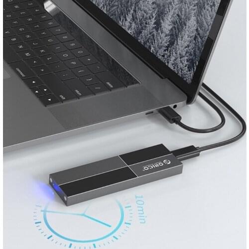 Orico High Speed M.2 SSD Case NVME Enclosure M.2 to Type C USB3.1 10Gbps HDD Box 85DC