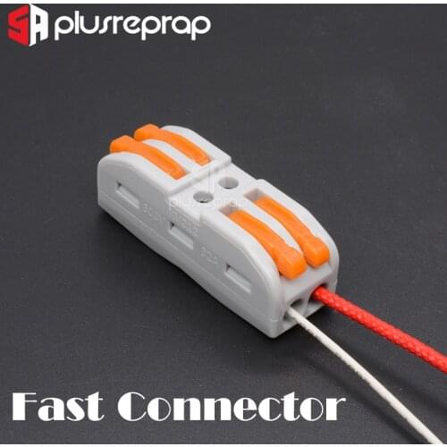 3D Printer Parts Super Wire Connection Fast Connector for Ceramic Cartridge Heater Heating Tube Thermistor 100k ntc 3950 hotend