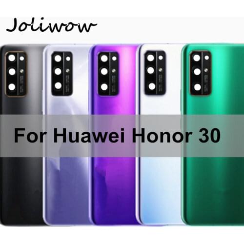 For Huawei Honor 30 Back Battery Cover Door Housing case Rear Glass lens parts Replacement For Huawei Honor 30 Battery Cover
