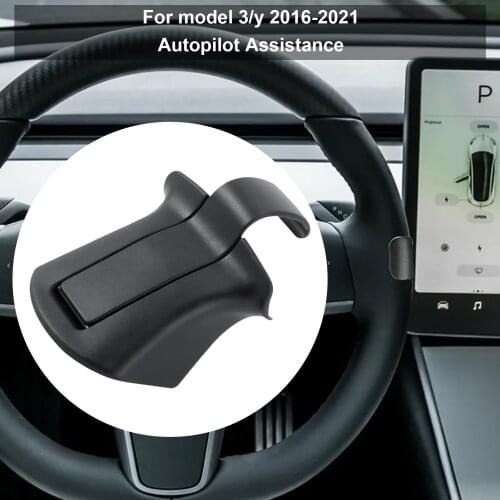 Steering Wheel Booster Automotive Artifact Steering Wheel Booster for Tesla Model 3 Y 2016-2021 Autopilot FSD Assisted Driving