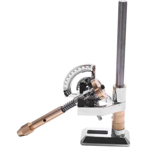 Jade Grinding Faceted Manipulator Gem Faceting Machine Jewel Angle Polisher Fork 12/24/36/48/60/72/84/96 Index Wheels Handle